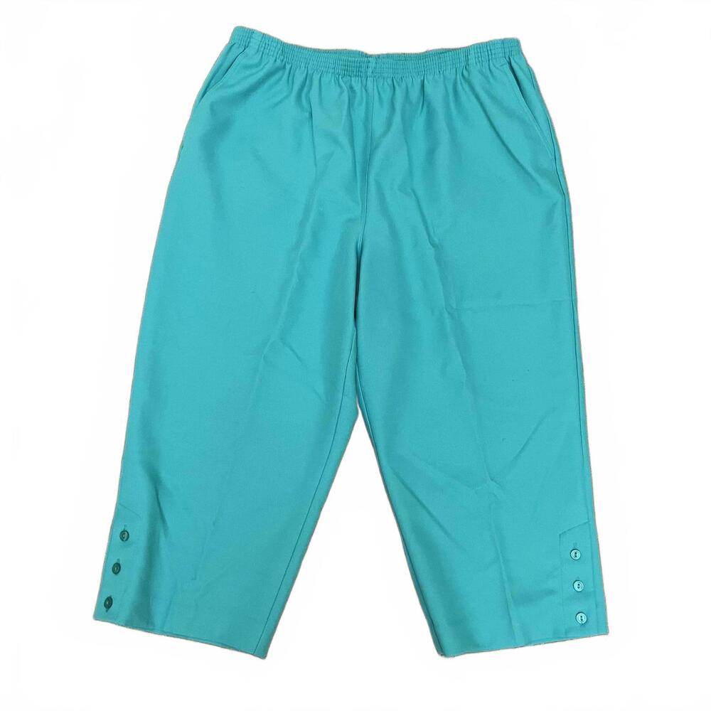 Alfred Dunner, 18, Teal, Classic Pants